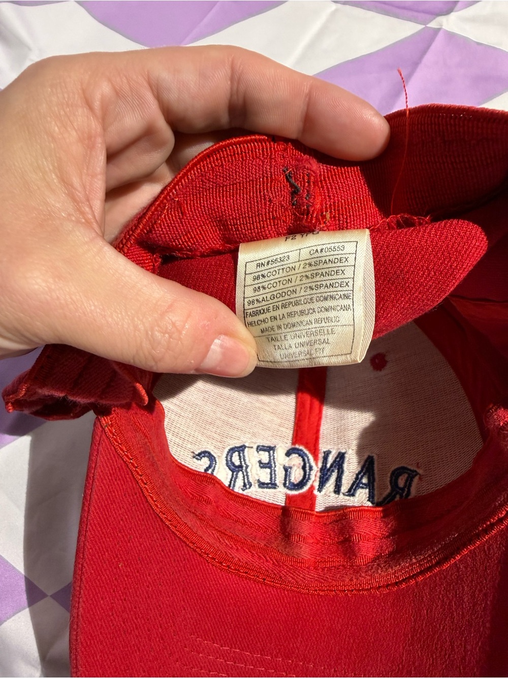 VTG Texas Rangers Nike Team Hat Y2K Red Embroidered Flexfit Cap - Picture 5 of 11